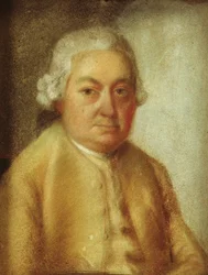Retrato de Carl Philipp Emanuel Bach, c.1780 (pastel sobre papel)